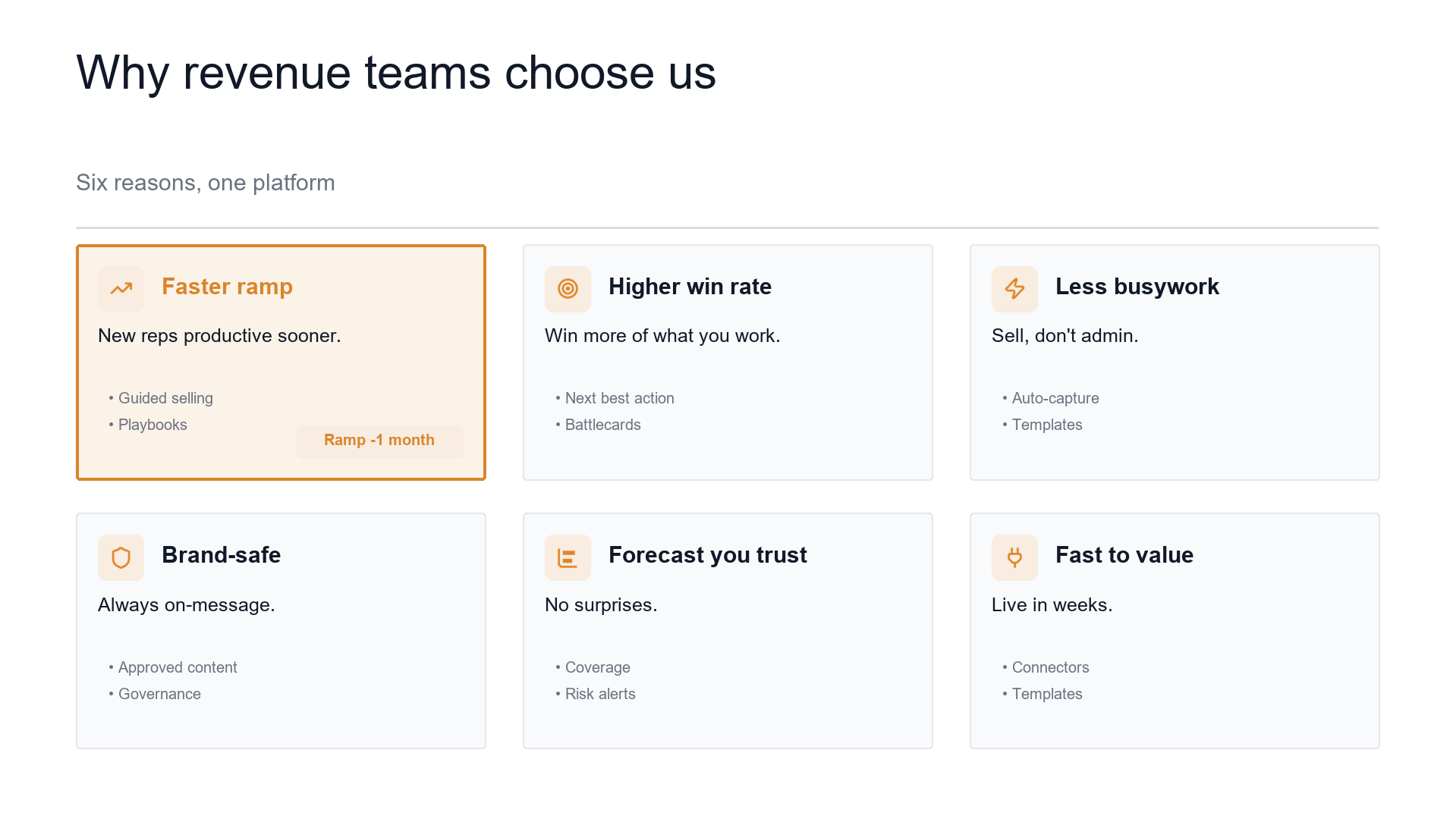 Why teams choose us — the capabilities that matter slide template preview