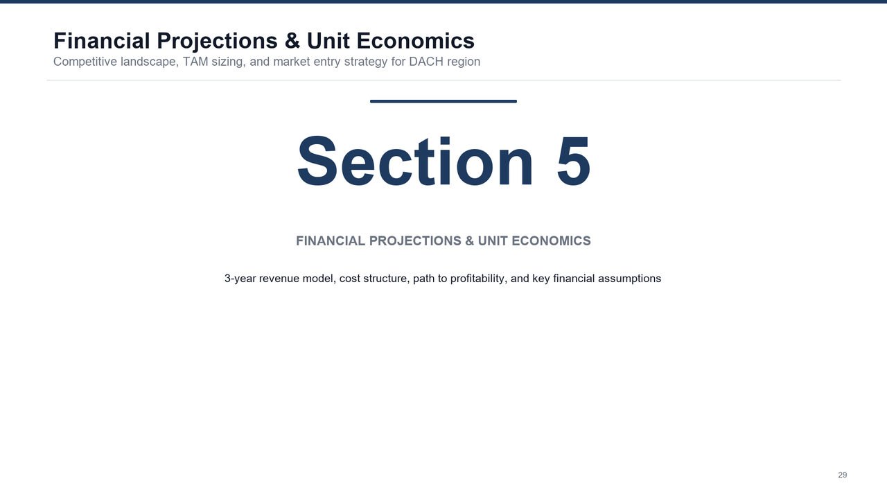 Section Divider slide template preview